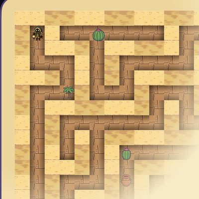The Dunes world in Foglet, mostly hidden in fog